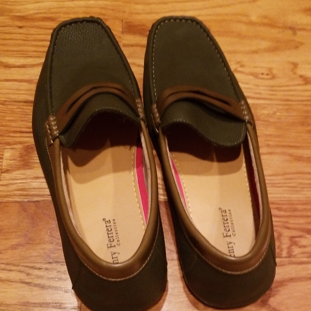 Mens penny loafer shoe